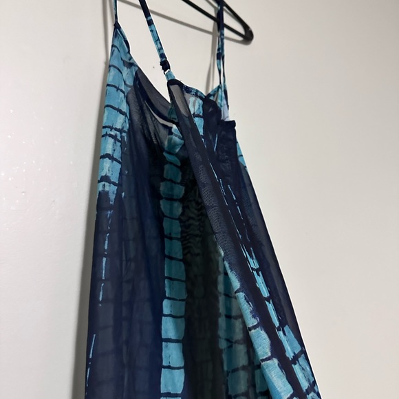 Tye Dye See Through mesh dress - Picture 3 of 3